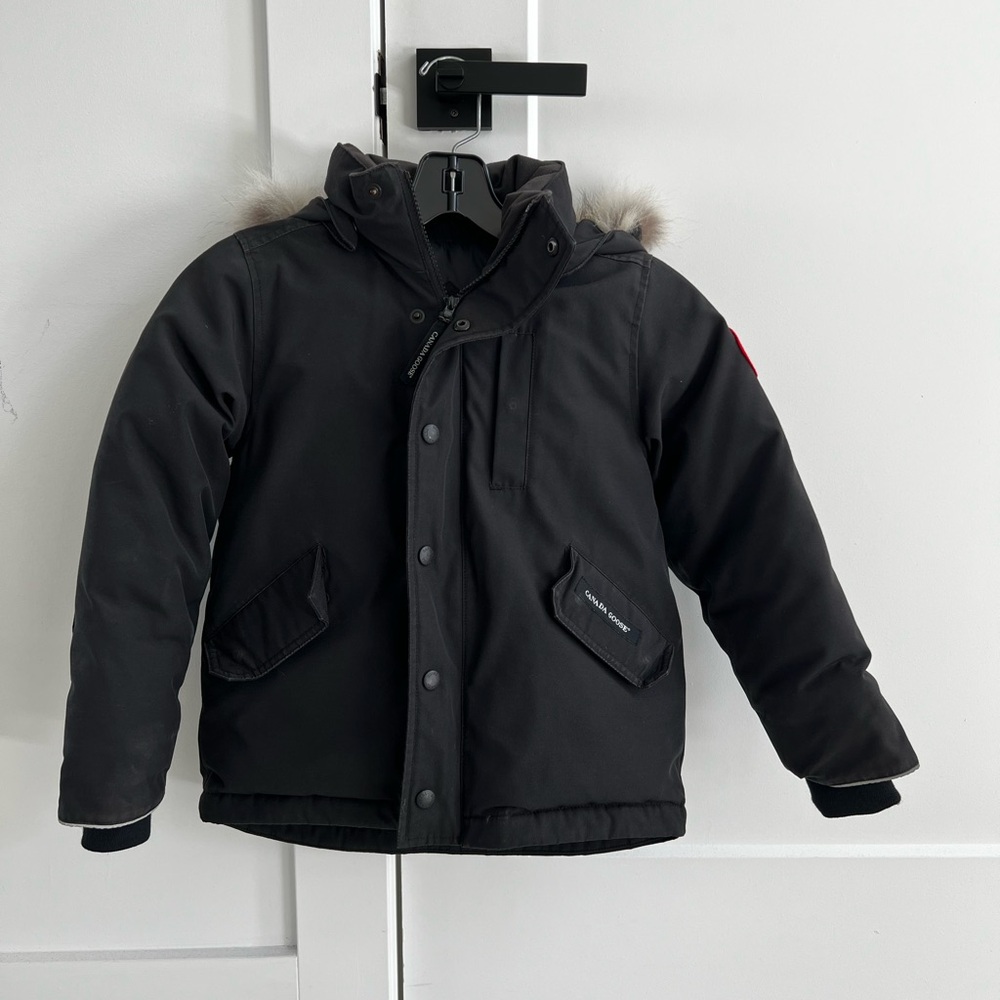 Canada goose Black Hooded down Winter Jacket